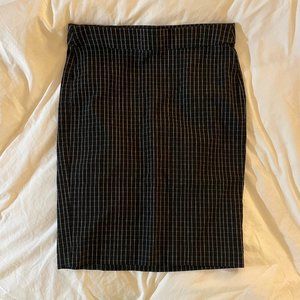 Stretch pencil skirt